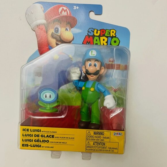 World of Nintendo 4-Inch Action Figure - Ice Luigi - Picture 1 of 1
